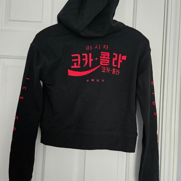 NWOT Coke cropped hoodie - Picture 2 of 3